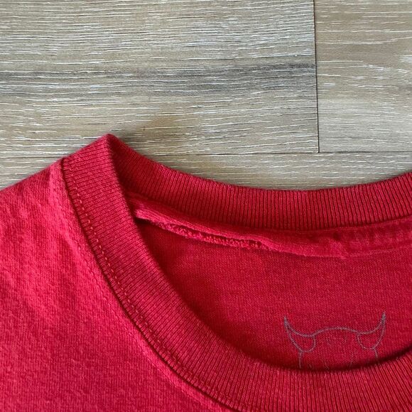 Corrupted Strength Red Misfits Gym Shirt Size Small Fitness Training Work Out - Picture 5 of 5